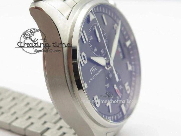 MIROTIME 0305 Pilot Spitfire Chrono ZF Best Edition Gray Dial On SS Bracelet A WrinkleFree 7357